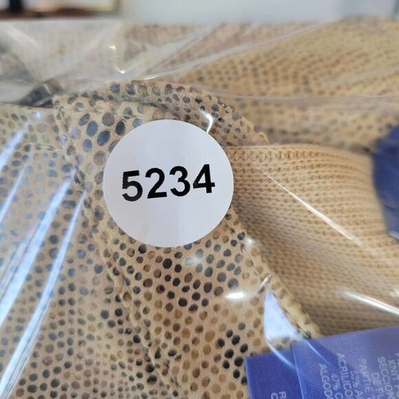 JH Collectibles Womens Tan Faux Snakeskin Animal Print Shacket Plus Size 1X - Picture 8 of 9